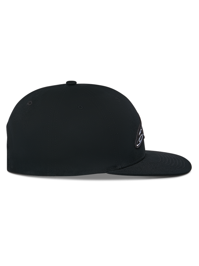 Thickness Snapback Hat - Black