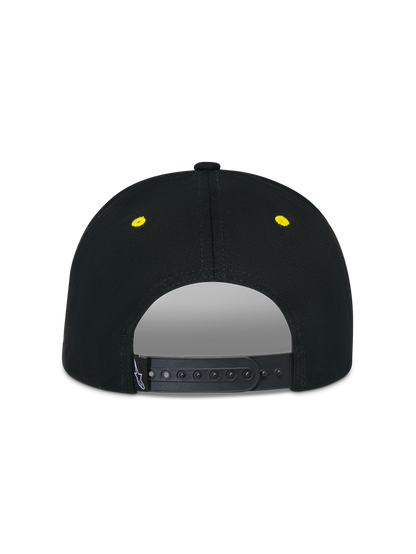 Thickness Snapback Hat - Black/Hi-Viz Yellow