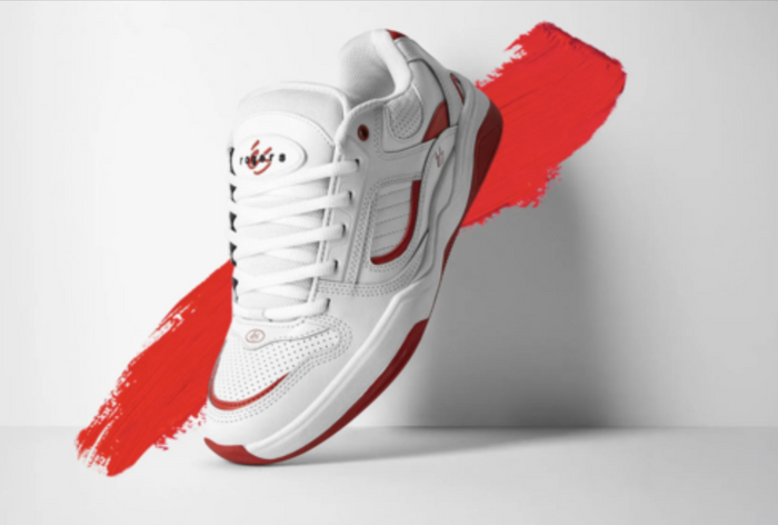 T.J. Rogers Signature Shoe - White/Red