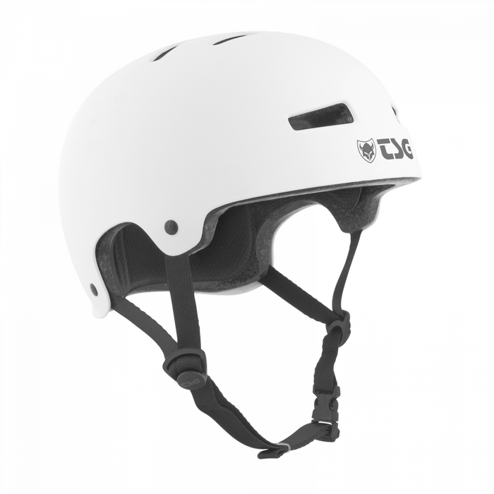 TSG Evolution Solid Color Helmet - Satin White