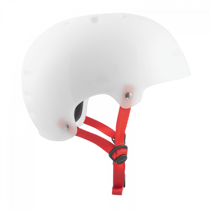 TSG Evolution Special Makeup Helmet - Clear White (White EPS)