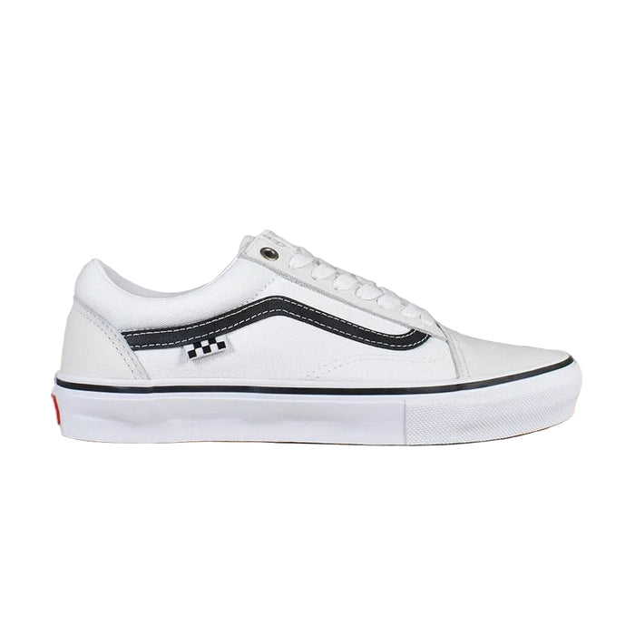 Vans Skate Old Skool - Leather White/White