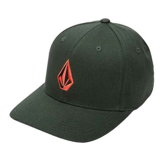 Volcom Full Stone Flexfit Hat - Dark Forest