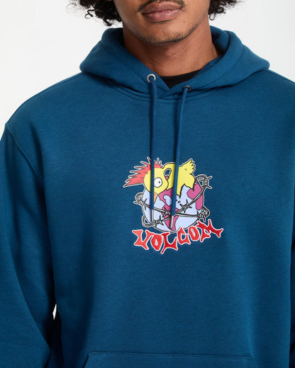 Volvom Noder Hoodie - Cosmic Blue