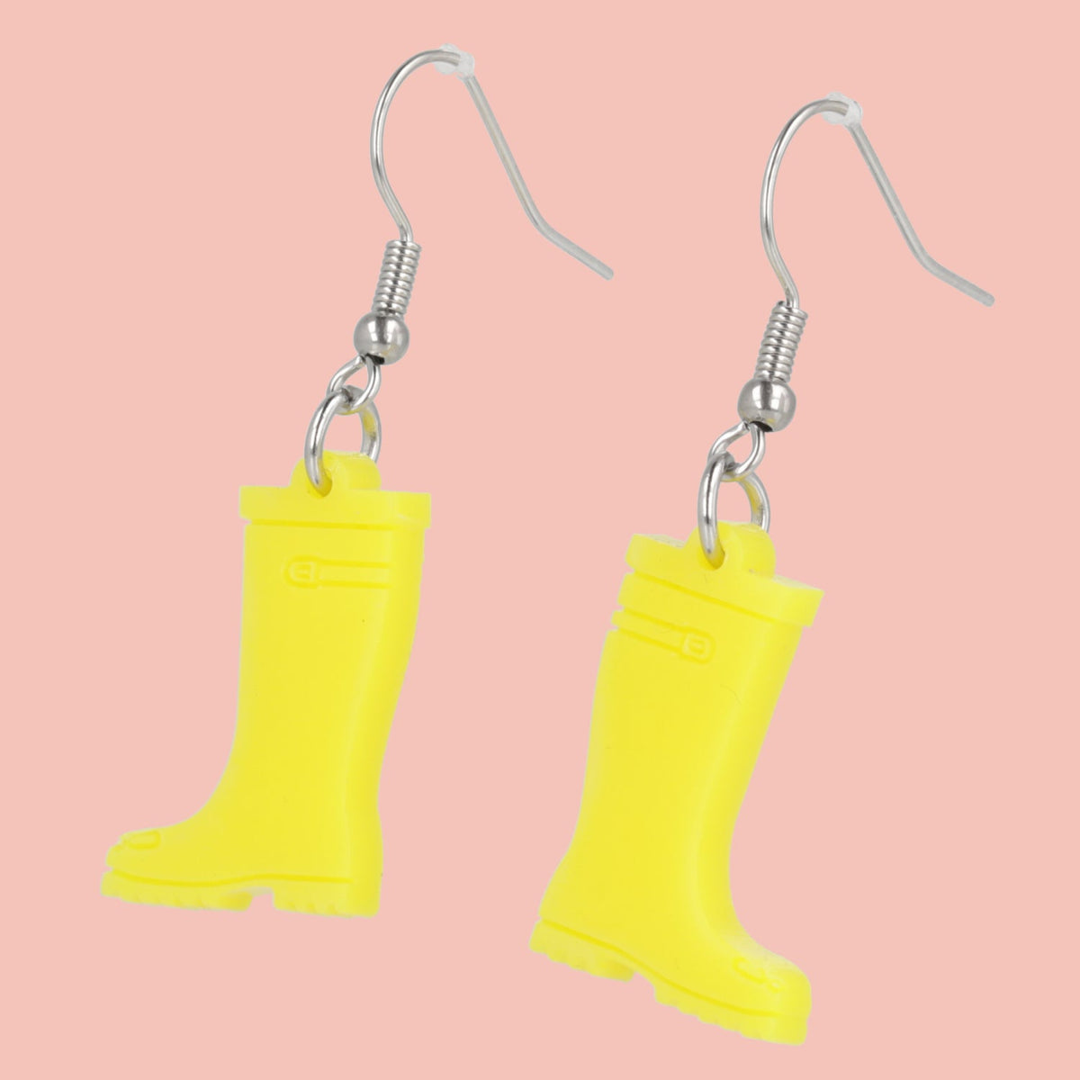 Yellow Wellies Earrings