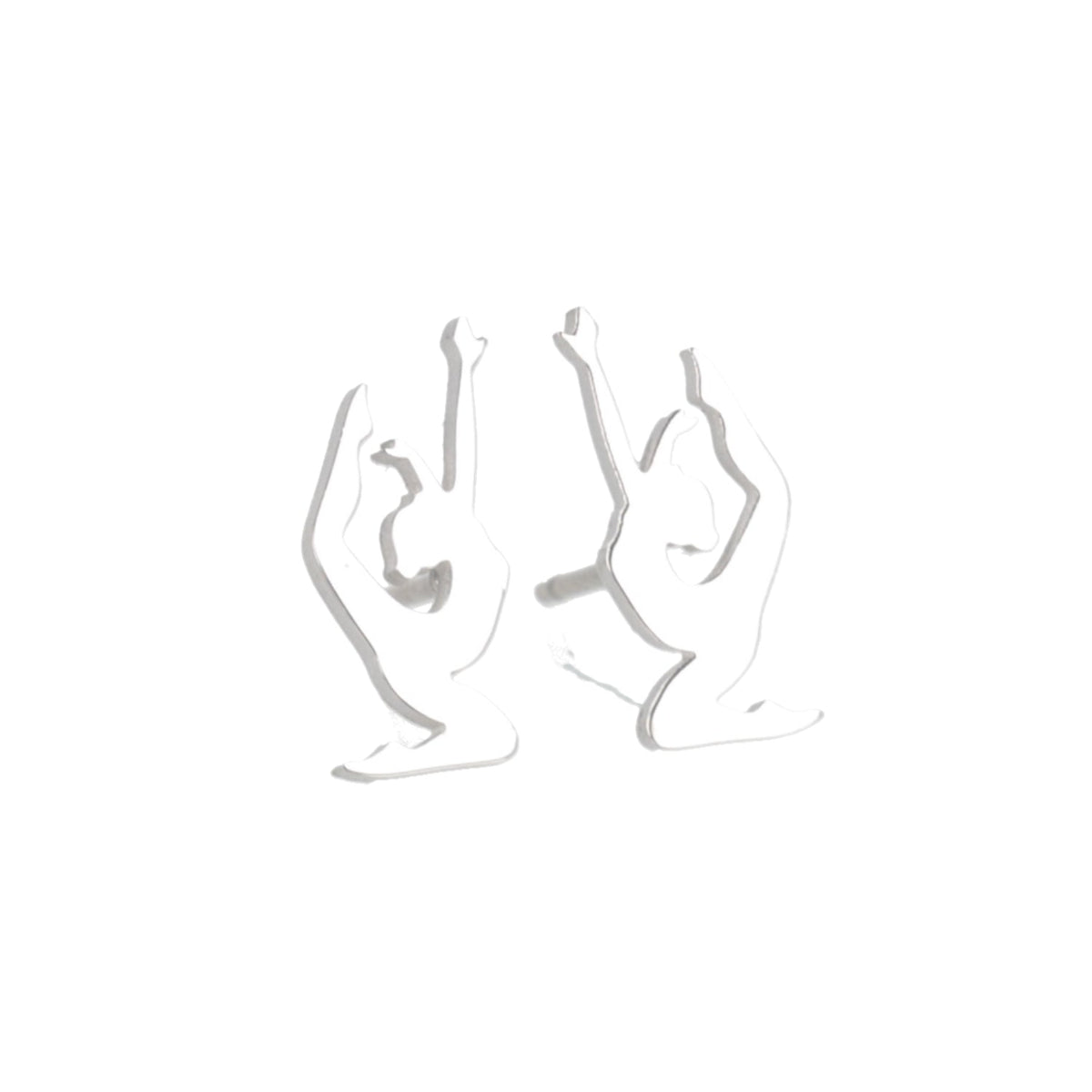Yoga Pose Stud Earrings