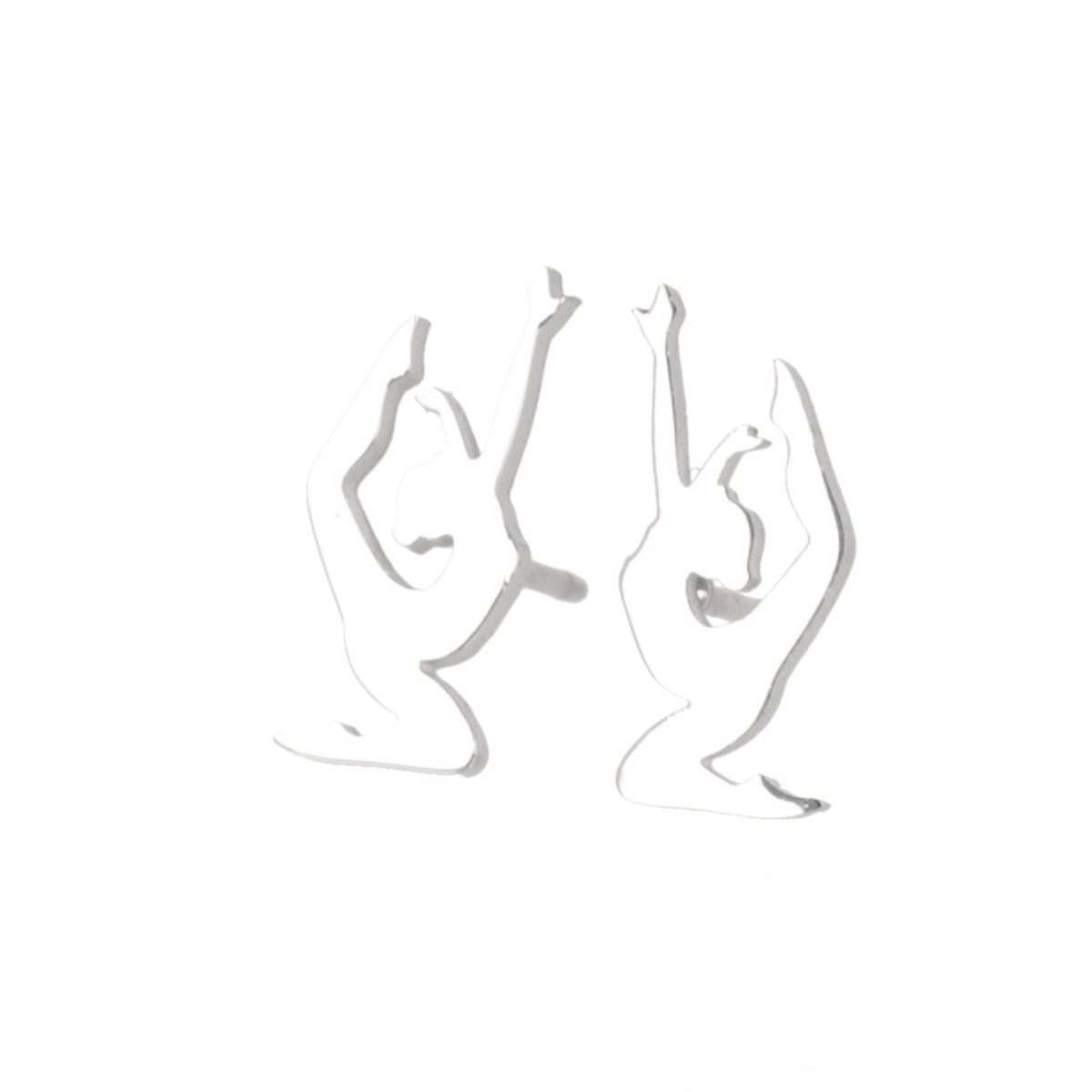 Yoga Pose Stud Earrings