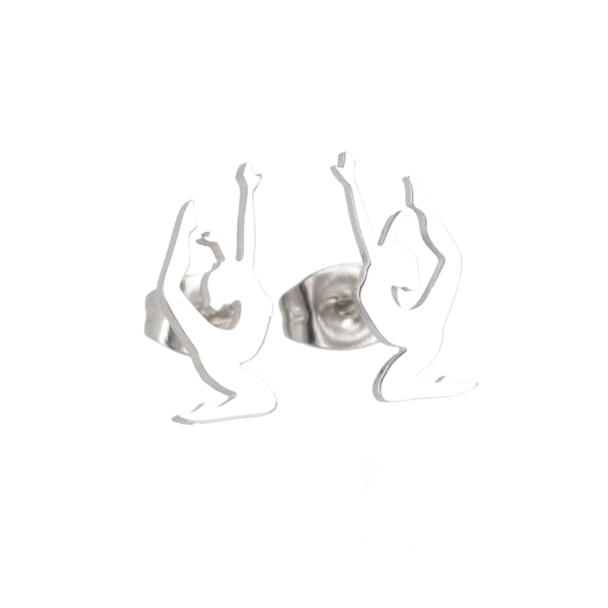 Yoga Pose Stud Earrings